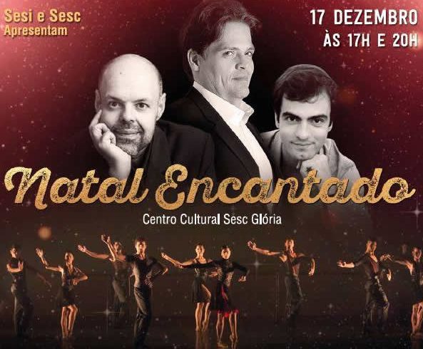 Três tenores, companhia de ballet e orquestra camerata em apresentação emocionante durante o natal Encantado da Indústria e do Comércio