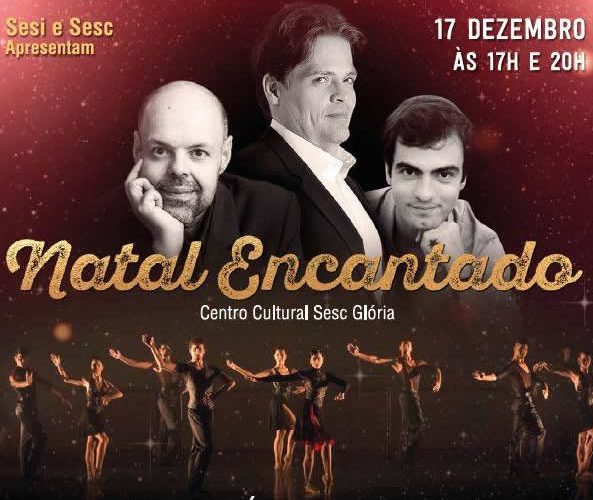 Três tenores, companhia de ballet e orquestra camerata em apresentação emocionante durante o natal Encantado da Indústria e do Comércio