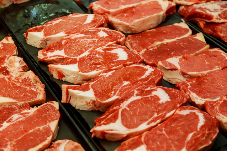 Carne bovina resfriada: item foi um dos principais responsáveis pela alta na produção da indústria de alimentos