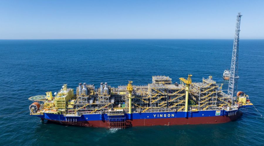 FPSO Maria Quitéria, no Campo de Jubarte, na localizada na Bacia de Campos | Foto: Yinson/Divulgação