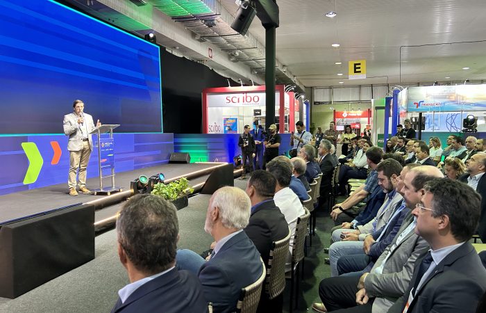 Presidente da Findes, Paulo Baraona, na abertura da Modal Expo 2025 | Foto: Divulgação/FINDES
